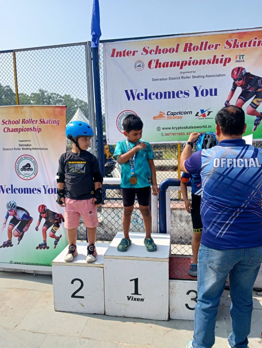अयांश सिंह ने जीता स्वर्ण पदक, दून एलीट एकेडमी का नाम रोशन